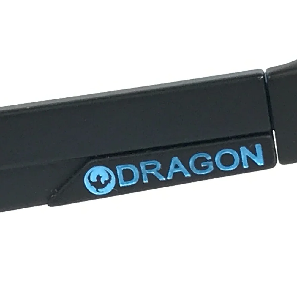 Dragon Eyeglasses Frames COUNT DR512S 008 Matte Black Blue Rectangle 58-15-140